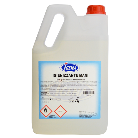 GEL IGIENIZZANTE MANI 5L